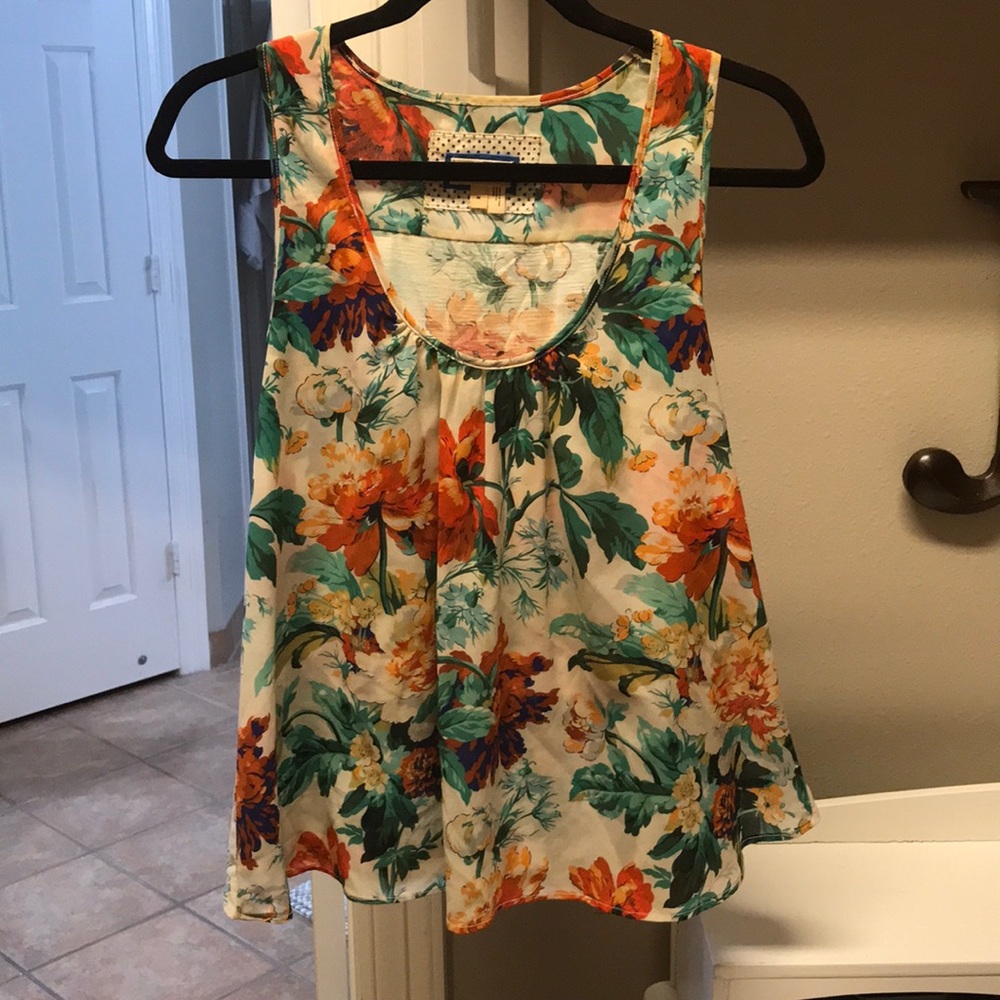Anthropologie floral top
